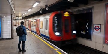 london underground train