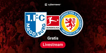 1. FC Magdeburg vs Eintracht Braunschweig, Team-Logos, 2. Bundesliga Gratis-Livestream, rot