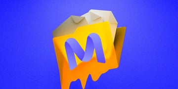 Mercor logo in a blue background