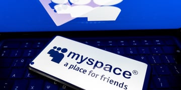 myspace logo phone computer