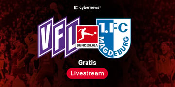 VfL Osnabrück vs 1. FC Magdeburg, Team-Logos, 2. Bundesliga Gratis-Livestream, rot