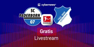 Paderborn vs. Hoffenheim, Team Logos, Bundesliga, Gratis-Livestream