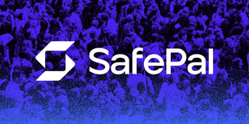 safepal logo in blue violet background
