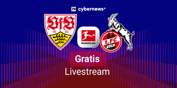 Stuttgart vs. Koeln, Team Logos, Bundesliga, Gratis-Livestream