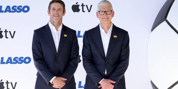 John Ternus and Tim Cook