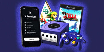 Zelda, a Nintendo GameCube, and an X premium subscription.