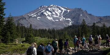 Climbers on the Mount Shasta, California