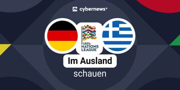 Deutschland vs. Griechenland, Flaggen, Nations League Logo