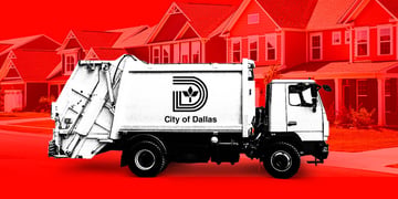garbage truck dallas