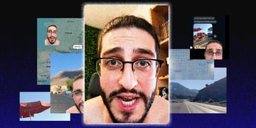 An image showing a complication of videos from TikTok content creator @guessnotlost