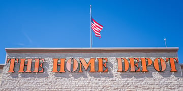 home depot american flag