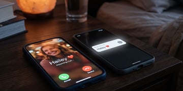 Romantic call incoming on a different phone. Image by Cybernews.