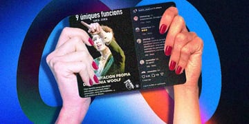 A flyer of Virginia Woolf's stage adaptation at Teatre Raval