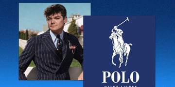 AI image of Nick Fuentes dressed as Ralph Lauren model
