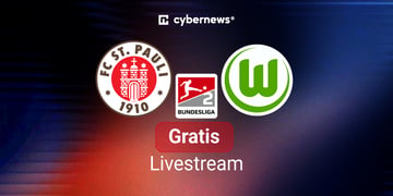 St. Pauli, VfL Wolfsburg, Team Logos, Bundesliga, gradient
