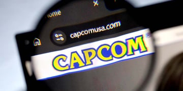 Capcom logo in the screen