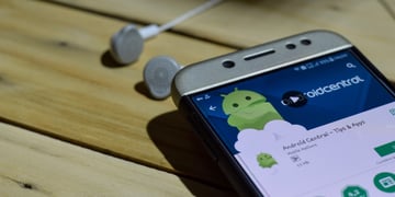 Android Central news website app on a phone