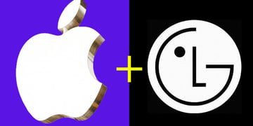 Apple and LG logo
