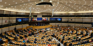 General view at plenary sessions of the European Parliament in Brussels