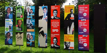 Political campaigning in Germany. Photo by aquatarkus/Shutterstock