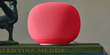 Google Home Speaker in red