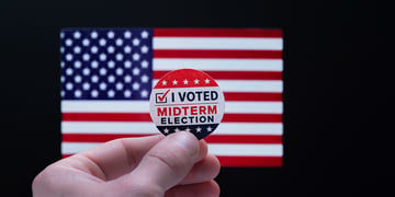 Midterm elections US badge