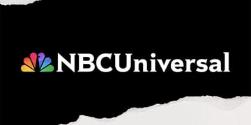 NBC universal logo in black background