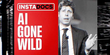 OpenAI CEO Sam Altman, poster of Instadocs: AI Gone Wild movie