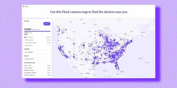 The Proton-hosted map of Flock device locations in the US