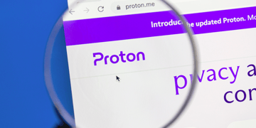 The Proton logo magnified.