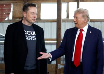 Elon Musk and Donald Trump