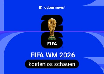 FIFA 2026 Logo, Gratis-Stream, blauer Hintergrund