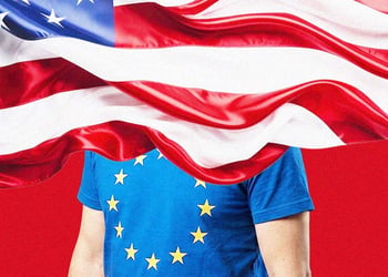 a person with a eu shirt