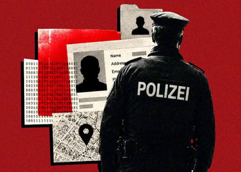 A German police officer, concept of personal data