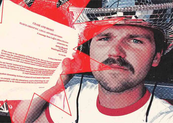 musician with cease and desist letter
