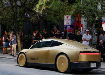 gold cybercab reuters