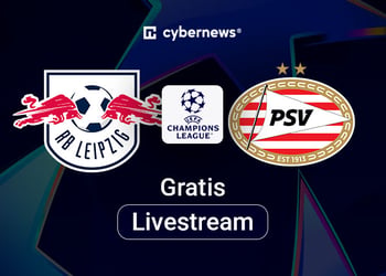 RB Leipzig vs PSV Eindhoven, Team Logos, Champions League, Gratis-Livestream