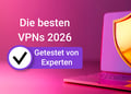 VPN Deutschland, Computer, Hintergrund pink