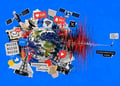Planet earth overloaded with alien signals and noise.