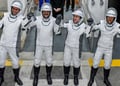 International Space Station launch crew