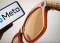 Meta logo Ray-Ban glasses