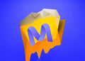 Mercor logo in a blue background