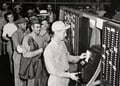 Workers Punching Time Clock at Rouge Plant of Ford Motor Company