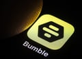 App of Bumble is displayed on a smartphone
