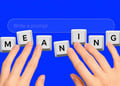hands on keyboard letters saying meaning